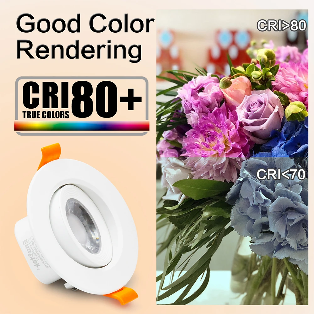 Встраиваемые потолочные светодиодные светильники 6 Вт галогенные Сменные