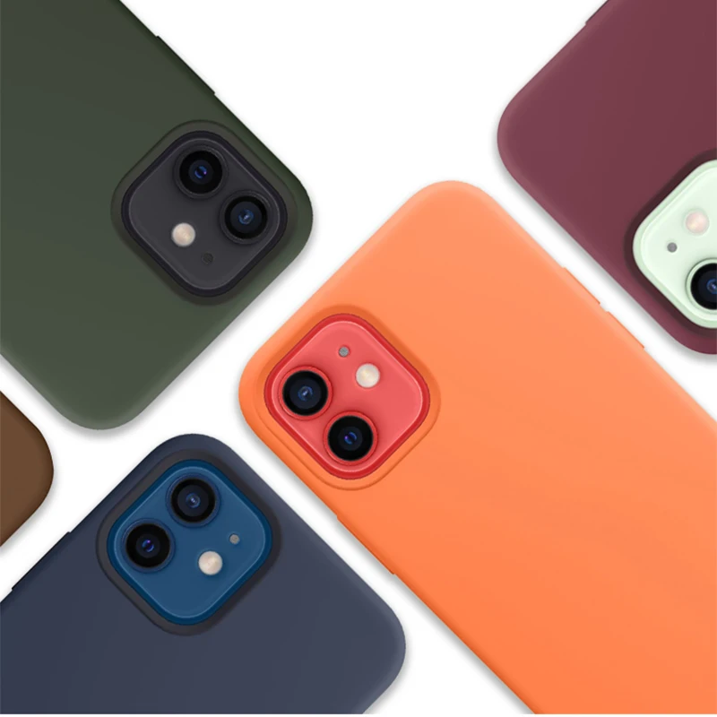 Официальный жидкий силиконовый чехол NOTOW Магнитный защитный Magsafing для iPhone 13/13Pro/13