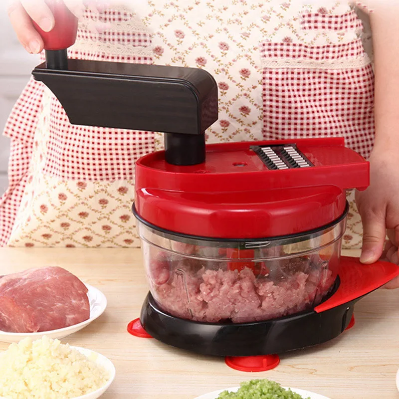 Ручная овощерезка кухонный комбайн Мясорубка овощерезка из нержавеющей стали для салата Кухонные гаджеты