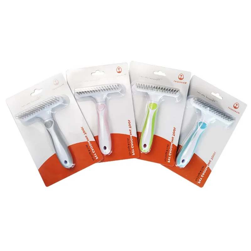 

Pet Cat And Dog Grooming Comb Quick Clean Open Knot Pet Hair Comb Pet Grooming Massage Brush Dog Combs Pet Supplies
