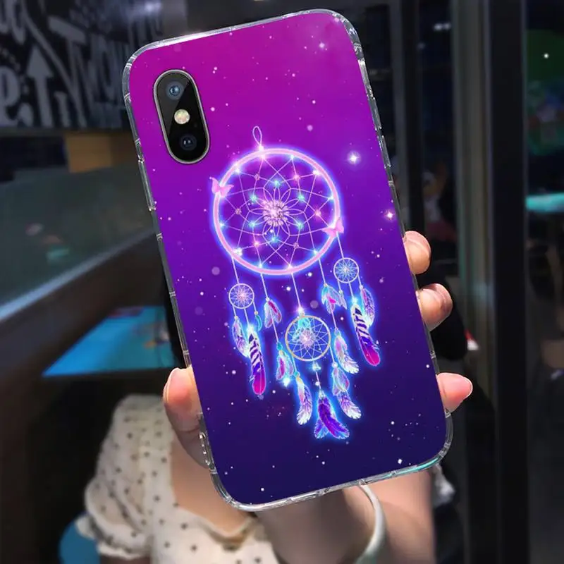 

Dreamcatcher Coque Phone Case Transparent for iPhone 11 12 mini pro XS MAX 8 7 6 6S Plus X 5S SE 2020 XR