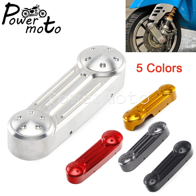 

Motorcycle CNC Front Wheel Disc Brake Fork Suspension Cover Link Case Frame For GTS SPRINT PRIMAVERA LX 150 250 300 2017-2020