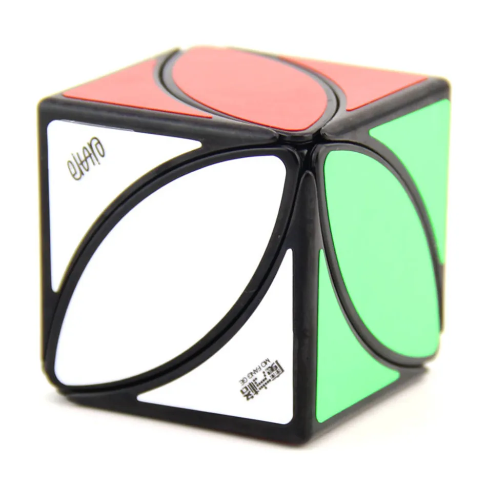 

QiYi Creative Toys Square IVY Stickers Magic Cube MoFangGe Maple Leaf Shape Speed Cube Puzzle Skewb Turning Education Kids Toys