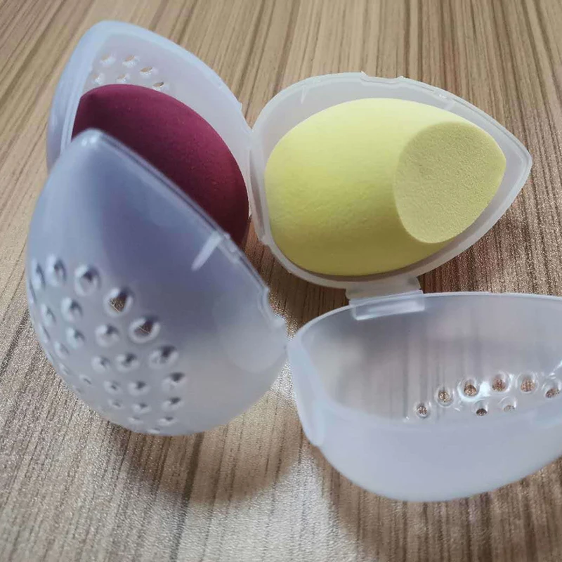 Портативный прозрачный мини-футляр для хранения косметики пыленепроницаемый