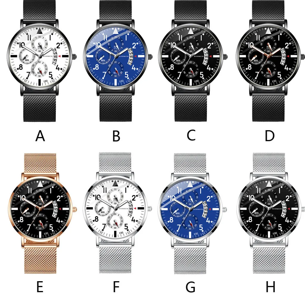 

New Luxury Daily Casual Luxury Mens Quartz Analog Watch Fashion Ultra Thin Waterproof Wristwatch
