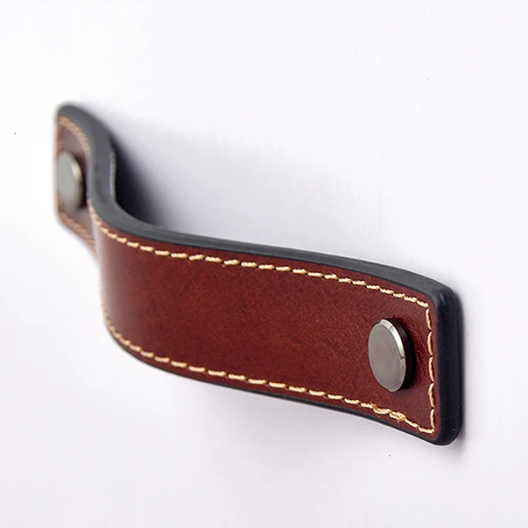 Сделай Сам обе стороны/ручная работа кожаная ручка мягкий минималистичный