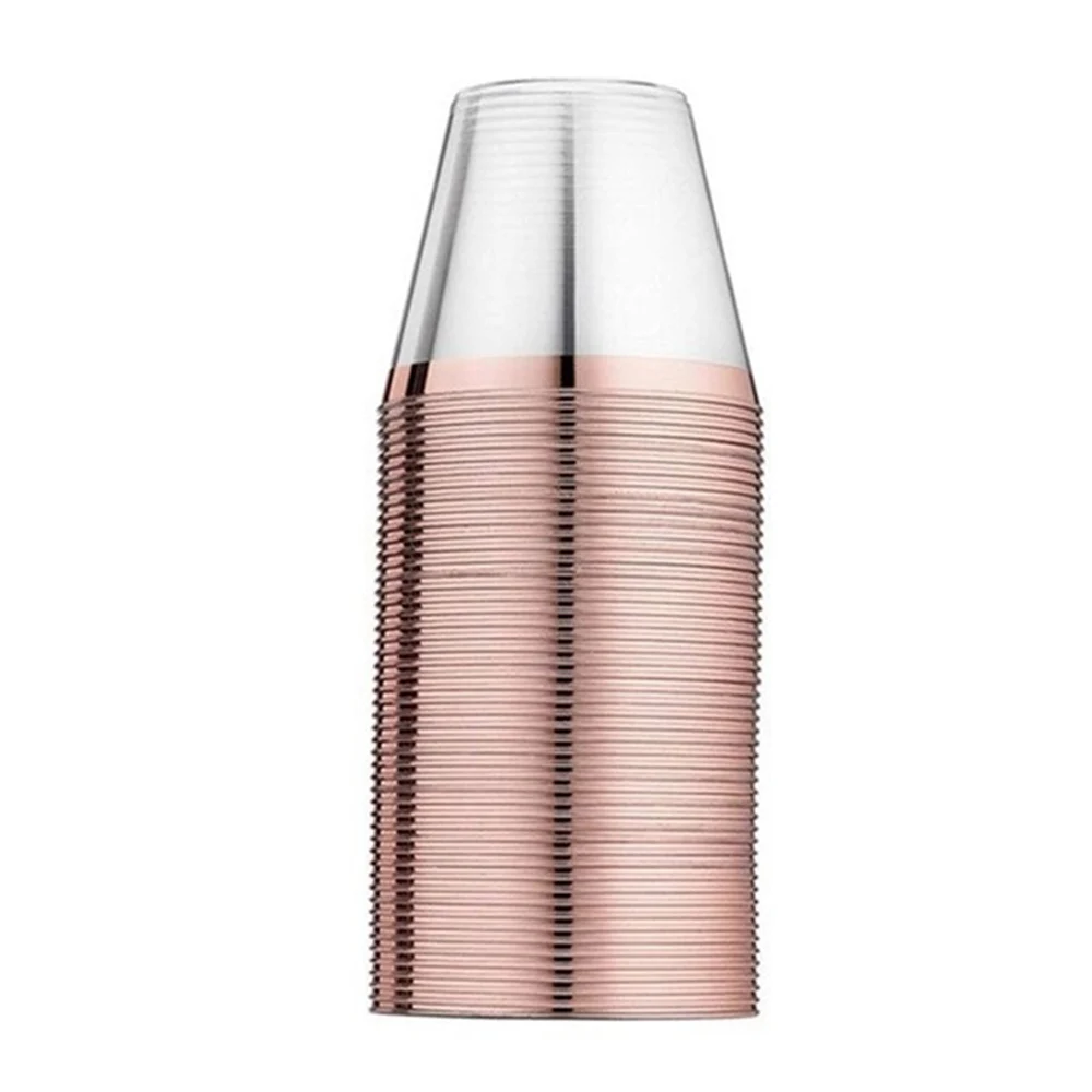 Одноразовые пластиковые Семейные прозрачные стаканчики 25 шт Вечерние