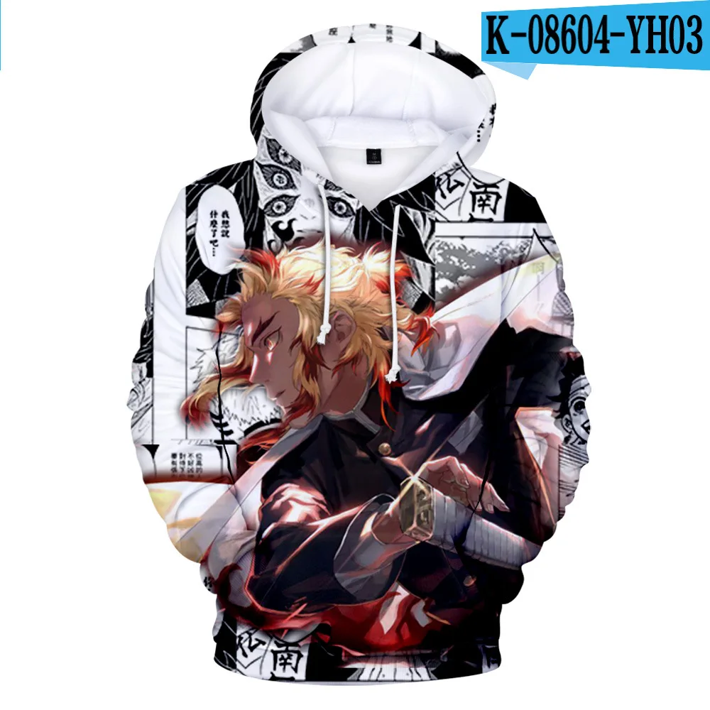 

Man Tracksuit 3-16 Years Kids Hoodie Demon Slayer 3D Women Fashion Harajuku Long Sleeve Pullover Boy Girl Sweatshirt Autumn Tops