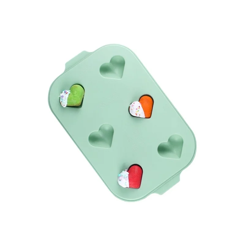 

6-Cavity Heart Shaped Silicone Mold Resin Making Kit Candy Making Tools for Hot Chocolate Bombs Cake Decoration Accessories