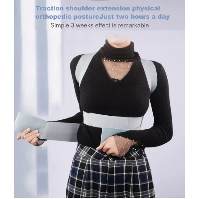 Invisible Chest Posture Corrector Scoliosis Back Brace Spine Belt Shoulder Medical Therapy Support Poor Posture Correction Belt 5