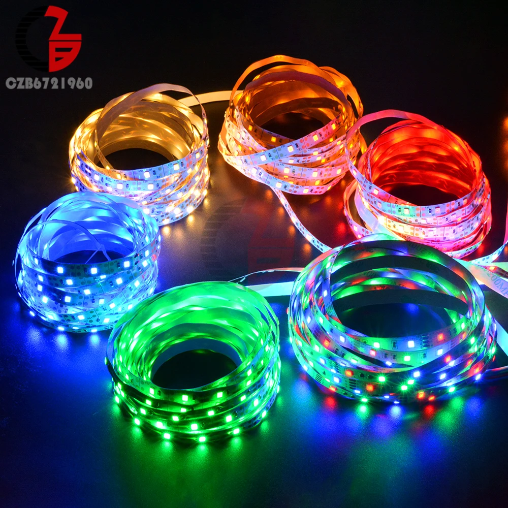 USB Светодиодная лента лампа 2835 SMD DC 5V гибкий светодиодный светильник 0 5 м 1 2 3 HD ТВ