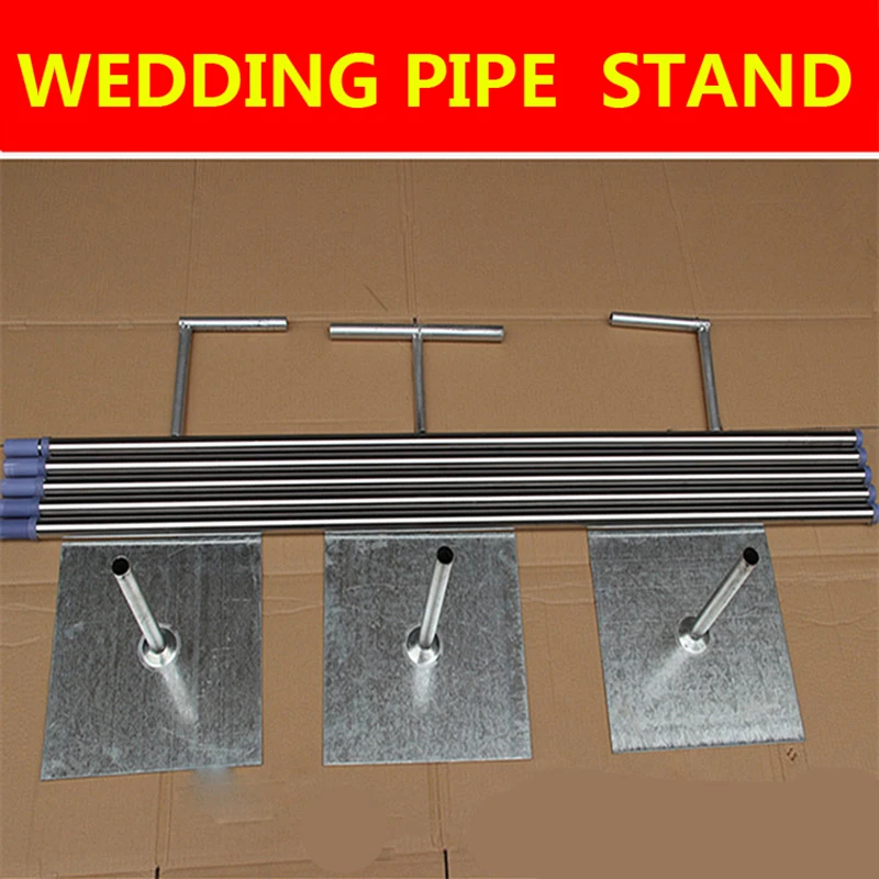 

Wedding Stainless Steel Pipe 10ft(H) By 20ft(W) Wedding Backdrop Stand With Expandable Rods Backdrop Frame Wedding Supply