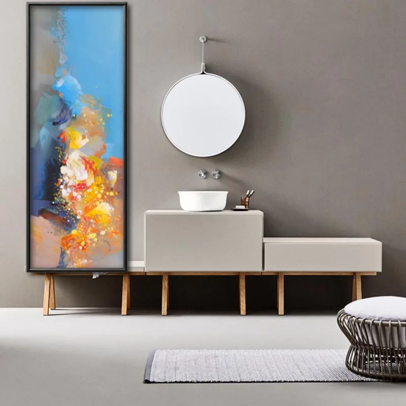 Абстрактный пейзаж холст живопись в гостиной интерьер ресторана картина для