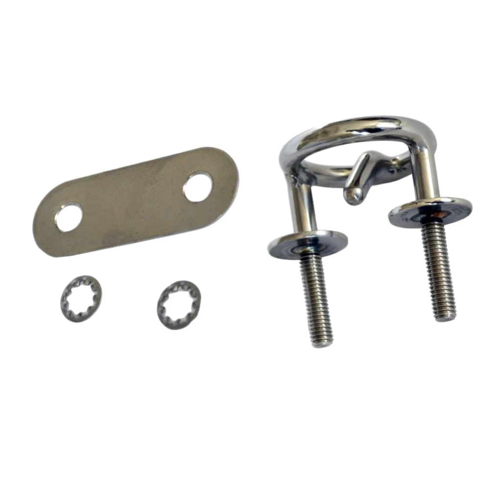 

Transom Mount Ski Tow Boat Hook, 316 Stainless Steel, 2-1/2inch Diameter