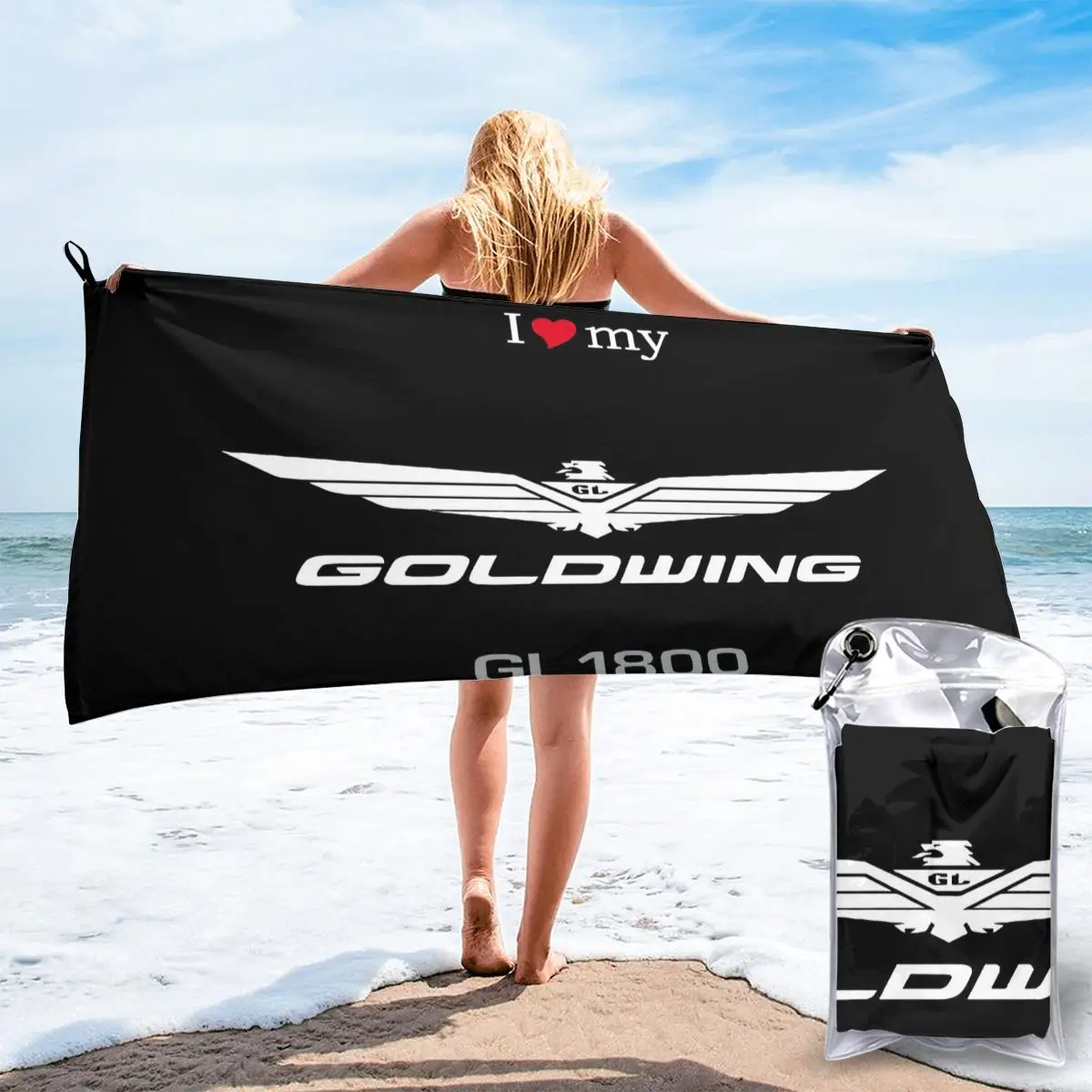 

Пляжное банное полотенце Goldwing Gl 1800 S M L Xl Xxl, мужское, мотоциклетное, размера плюс, низкая цена