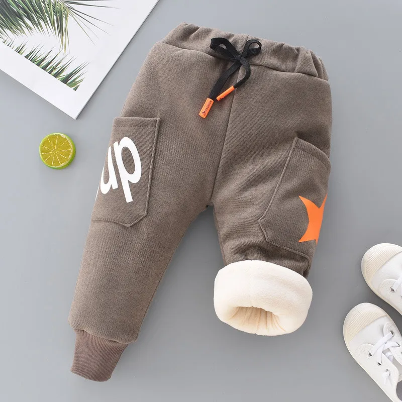 Boy Pants Spring trousers Boy Sports Thicken Long Pants Toddler Casual Kids Girls Boys Leggings Trousers For Boys