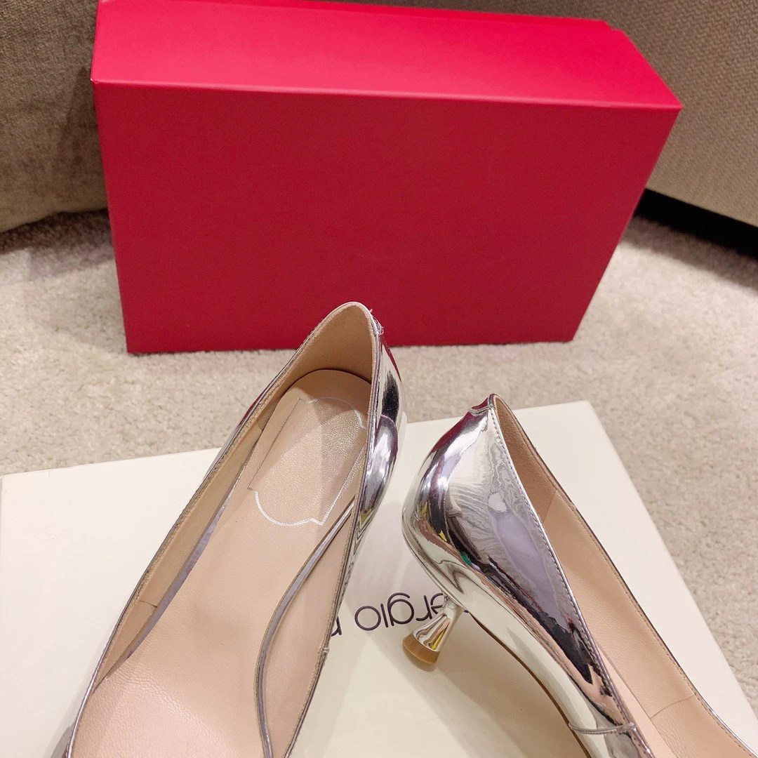 

Women's Genuine leather rhinestones Bouquet Strass Buckle Pumps Satin High Heels Silver Green evening dinner party silk shoes