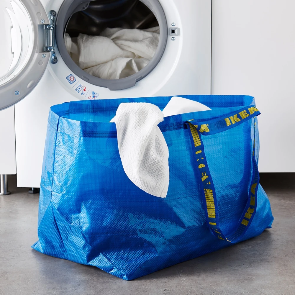 Bag FRAKTA Swedish Quality Products large blue 55x37x35 cm / 71 l bags storage of things items for Home Organization Garden | Дом и сад