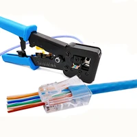 stripping crimping pliers network cable clamp pliers professional network cable tester rj45 rj11 rj12 cat5 utp lan cable tester