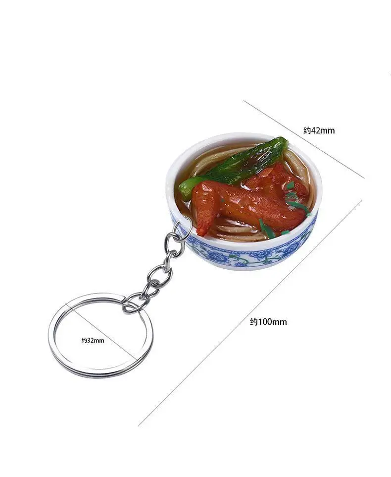 Миниатюрная имитация еды оригинальная забавная мини лапша суп Цыпленок