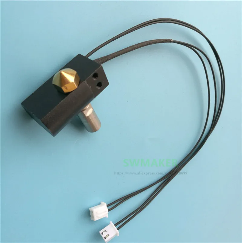 Wanhao Дубликатор 6 3D принтер Запасные части D6 MK11 hotend комплект+ нагреватель картридж+ PT100 термопары набор