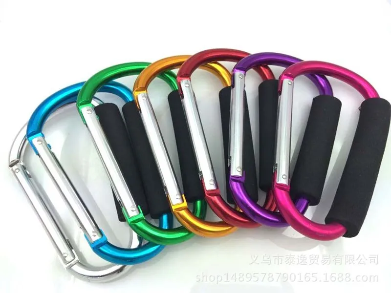 

1pcs High Quality Baby Stroller Hooks Aluminium Shopping Bag Pram Hooks Baby Stroller Accessories Hook