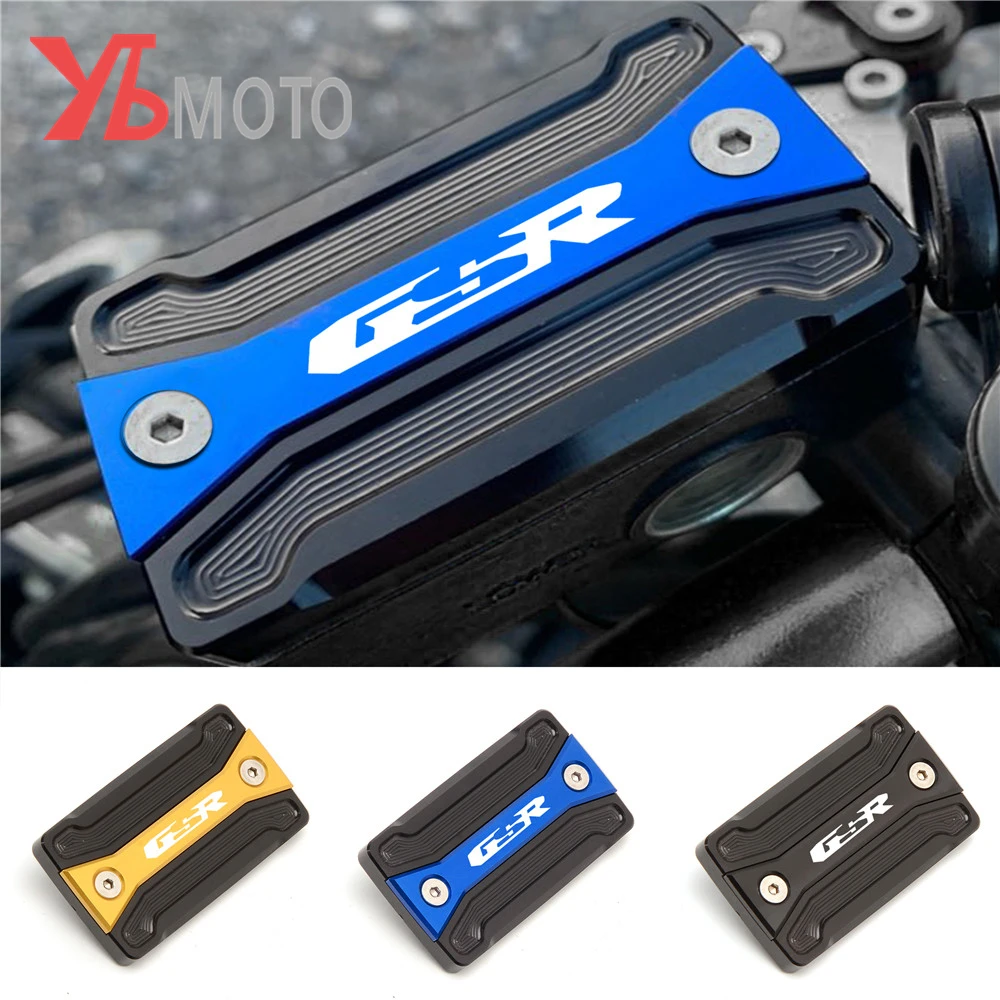 Бачок тормозной жидкости для переднего колеса крышка мотоцикла CNC SUZUKI GSR400 GSR750 GSR