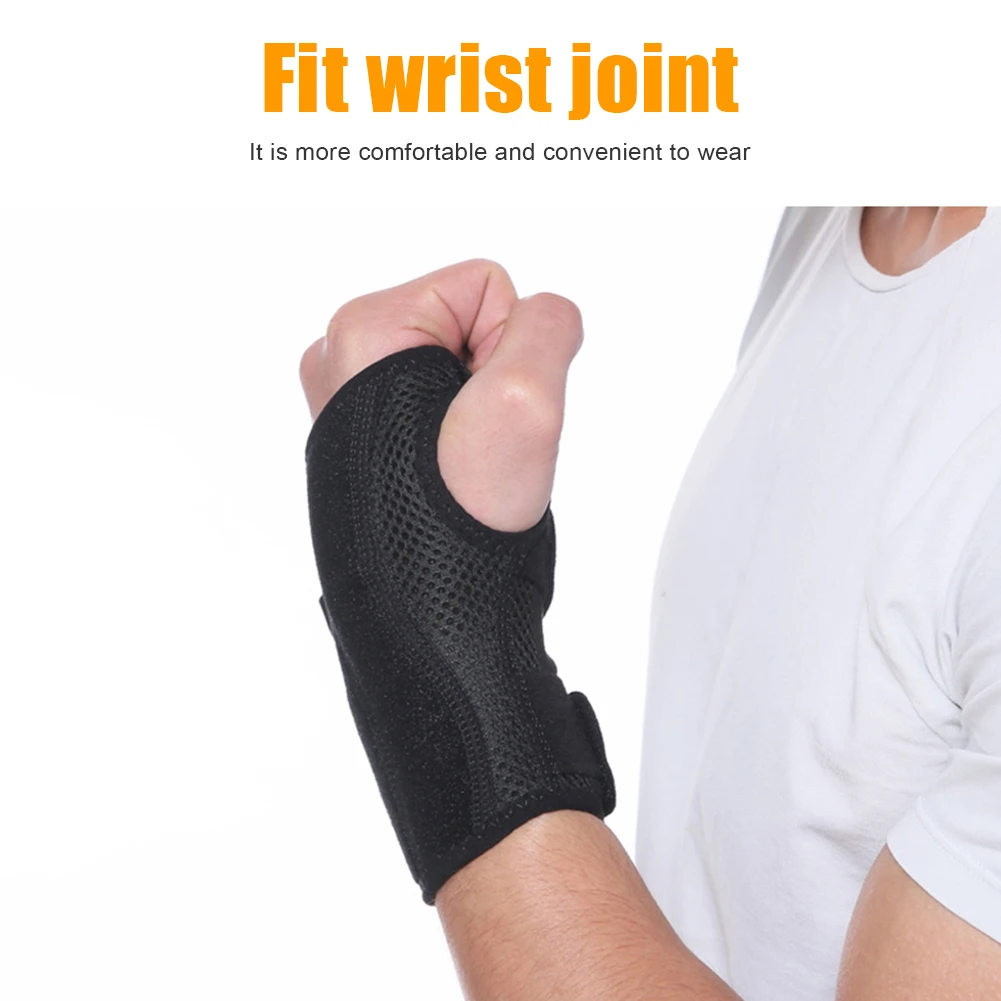 

1 шт. съемный регулируемый Сталь напульсник с вакуумными шинами переломов запястья растяжение запястья Поддержка артрит посылка протектор ...