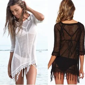 

Knitted beard beachwear, beachwear, beach blouses