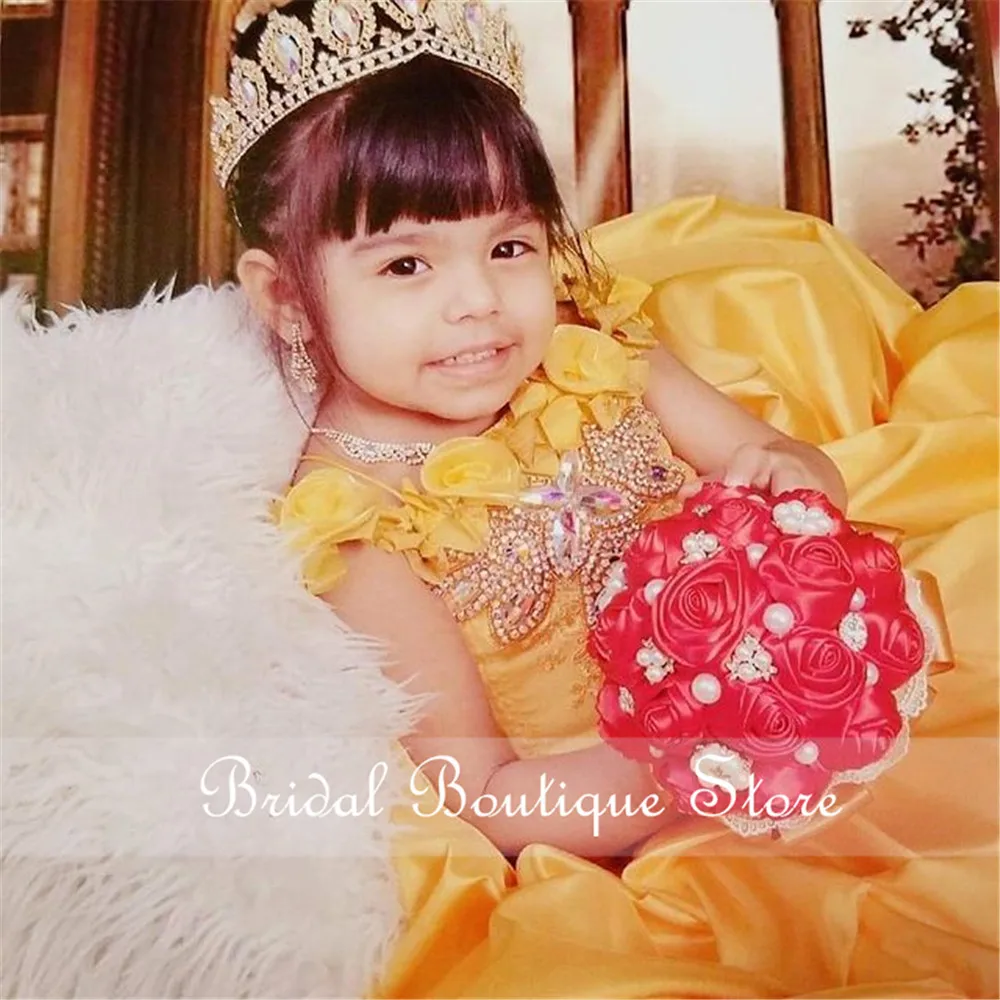 

Children Princess Dress Beauty Pageant Dress Puffy Flower Girl Birthday Dress