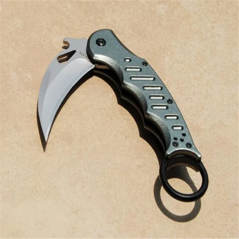 Складной нож-коготь из стали и алюминия с острыми лезвиями | Инструменты