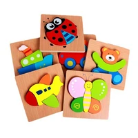 multi style 3d cartoon animal puzzle children%e2%80%99s early education building block puzzle toy holiday birthday gift