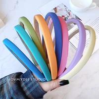 red candy color headband ins simple and cute korean hair accessories pure colortemperament hairpin girl washingface hair clip