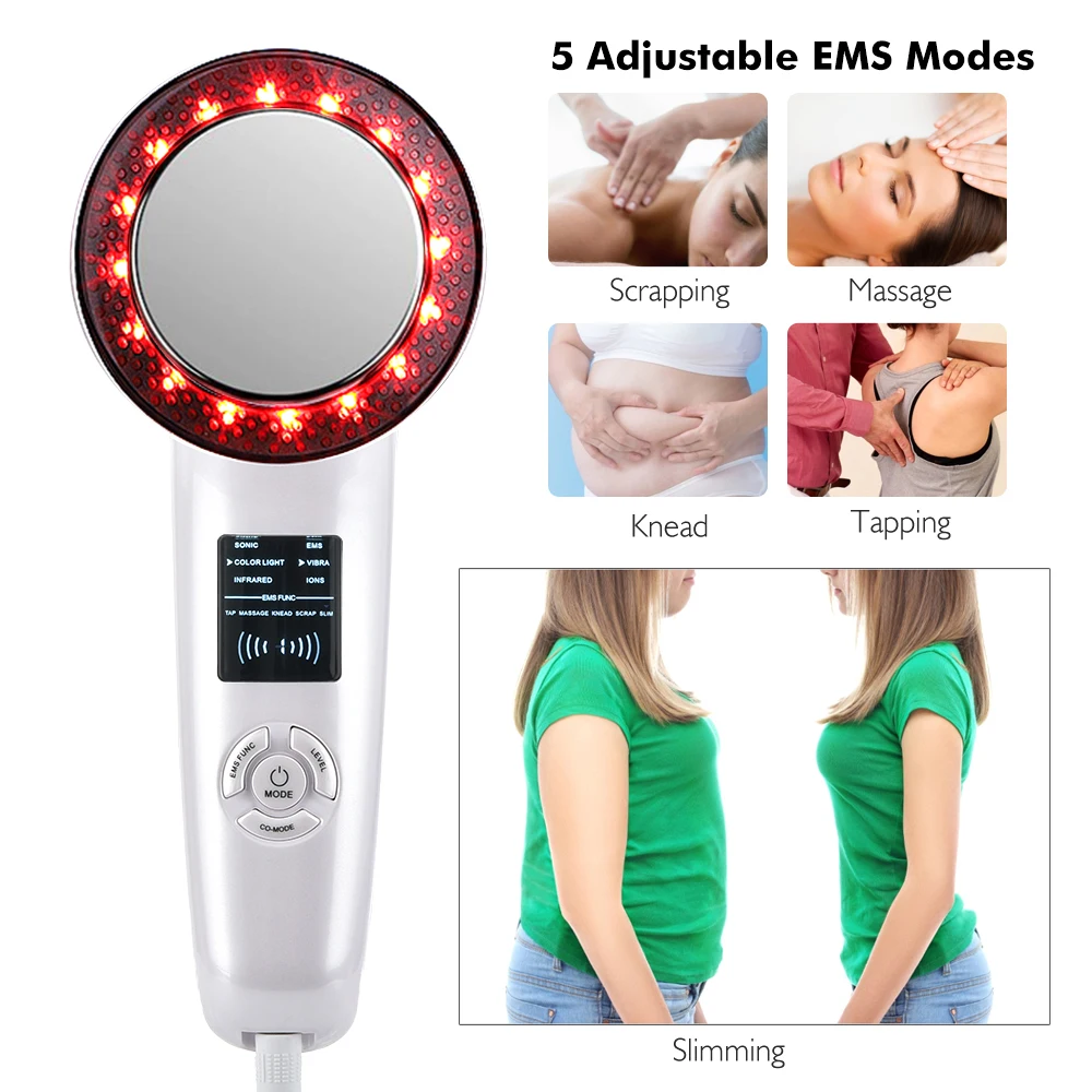 

Ultrasound Cavitation EMS Body Slimming Massager Weight Loss Anti Cellulite Fat Burner Galvanic Infrared Ultrasonic Wave Therapy
