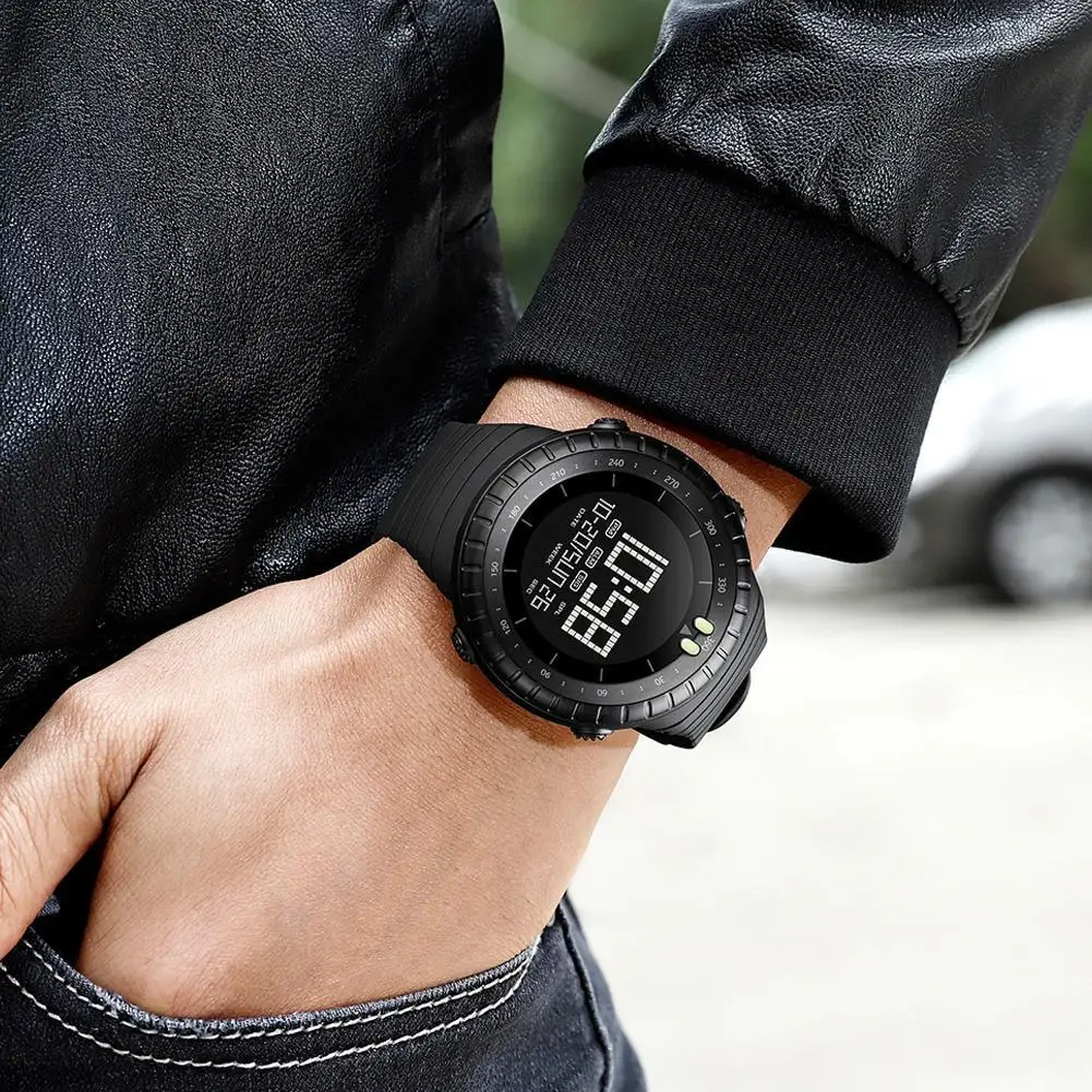 Beautiful New Men's Sports Electronic Watch Outdoor Multi-function Watch Waterproof Chronograph Watch Fashion Classic