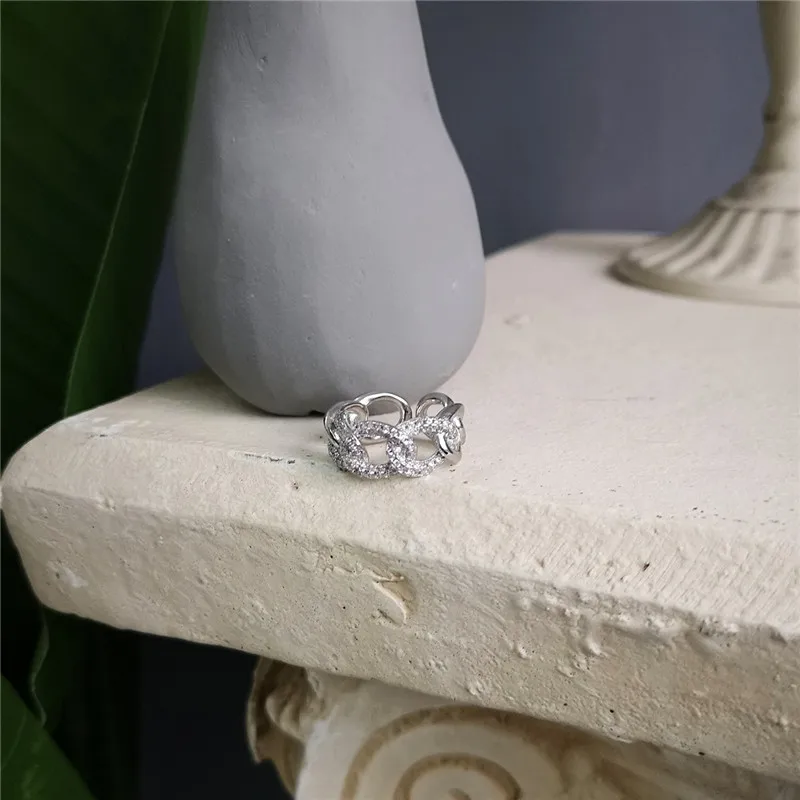 RUIYI реальные 925 стерлингового серебра в Корейском стиле Стиль девушка цепочка