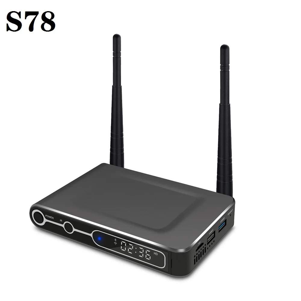 Приставка Смарт-ТВ S78 Amlogic S922X Android 9 0 DDR4 4 + 32/64 ГБ Bluetooth 2 | Электроника