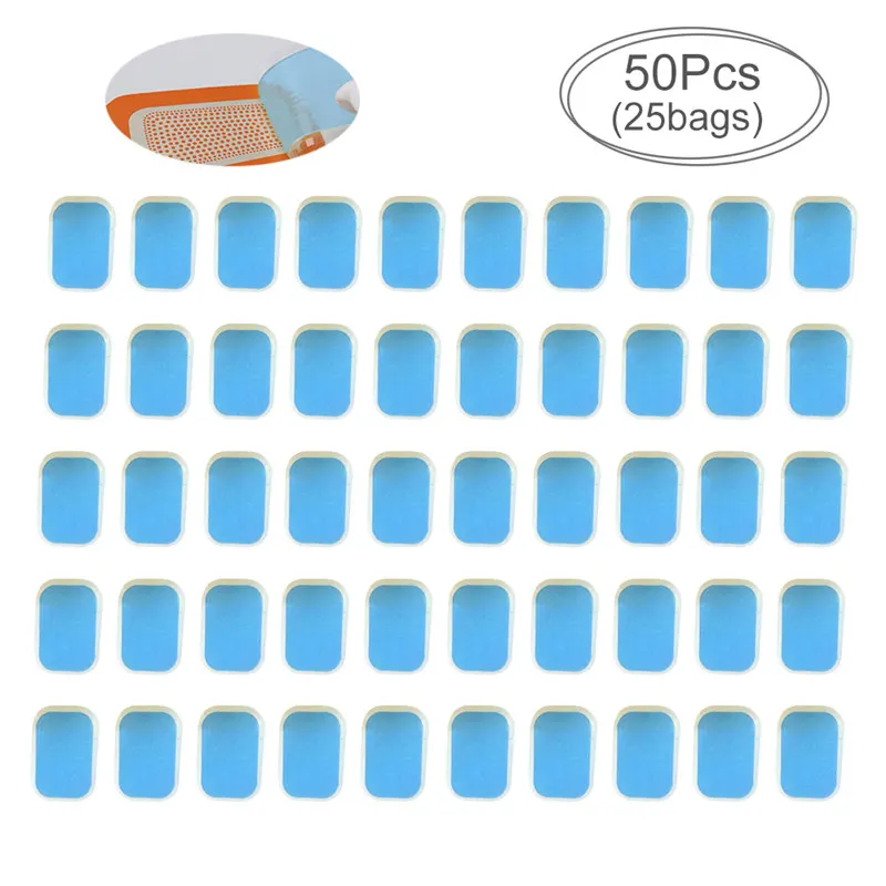 50 шт. гидрогелевые наклейки для стимуляции мышц живота|Массажное оборудование