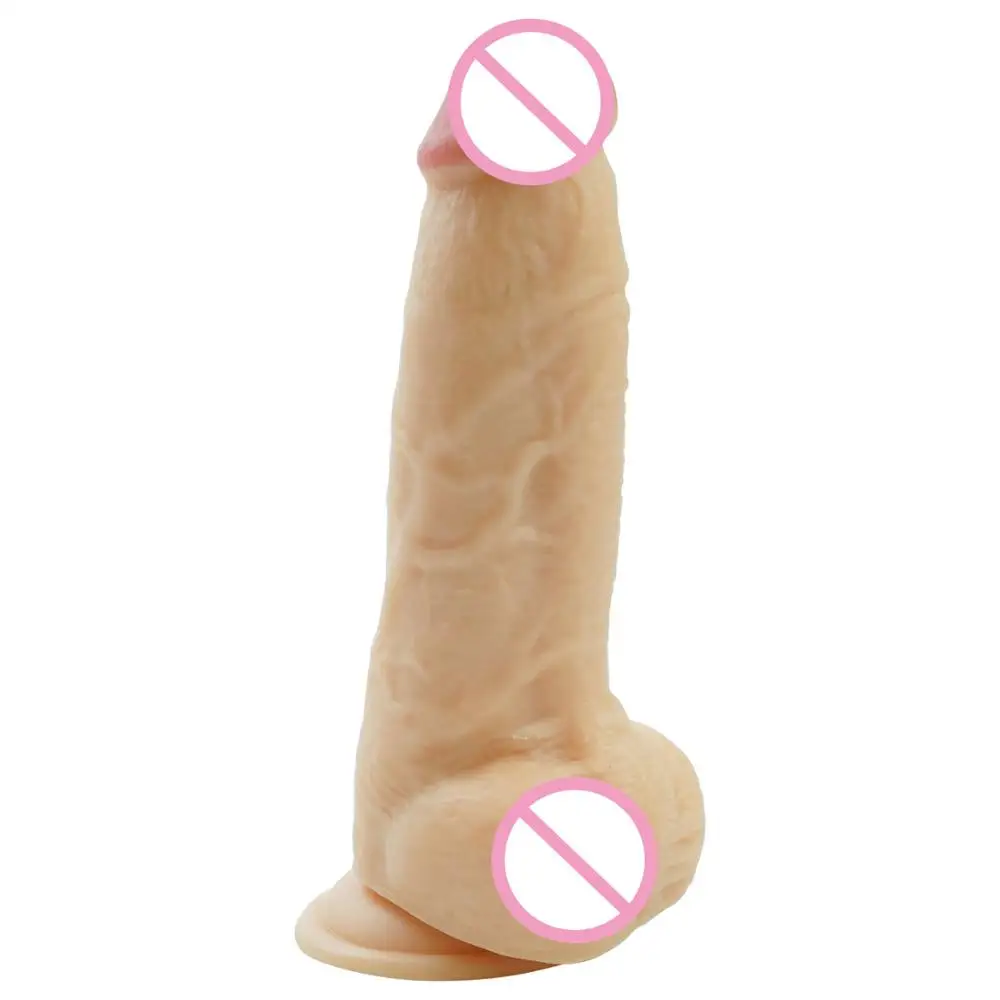 21 см * 4 ПВХ маленький большой фаллоимитатор для женщин реалистичный отличный