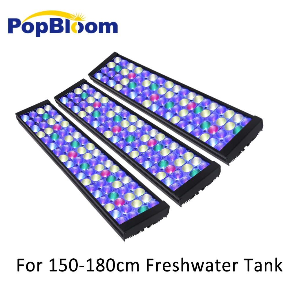 PopBloom затемнения светодиодный освещения аквариума свет рыбной ловли пресной воды