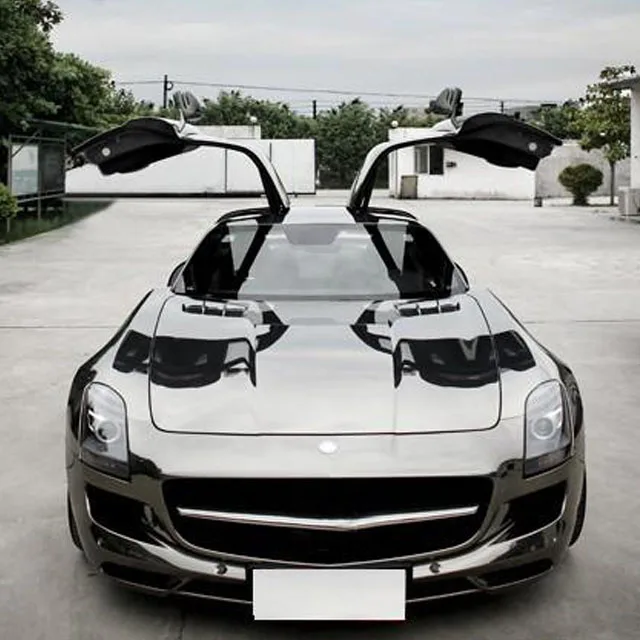 Растяжимое зеркало черное хромированное гибкая виниловая пленка рулон пленки