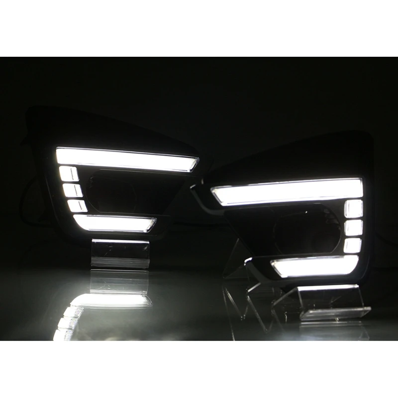 

2X DRL LED Daytime Running Light Lamp with Turn Signal for Mazda CX-5 2012-2016