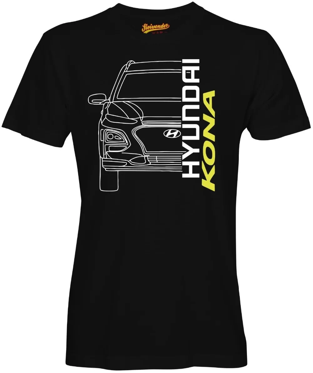 Футболка Hyun Kona Auto Suv 1 0 забавная Мужская модная хипстерская футболка из