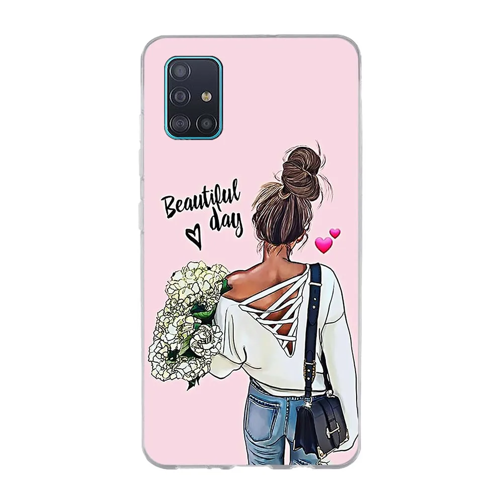 

Cases For Samsung Galaxy A51 Case Cover Silicone Soft TPU Covers For Samsung A51 SamsungA51 SM A515F A515 Case Cute Anime Bumper