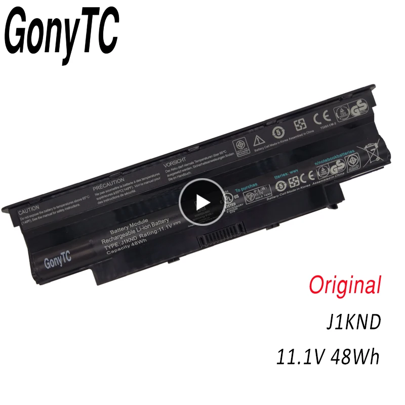 Оригинальный аккумулятор для ноутбука J1KND DELL Inspiron N4010 N3010 N5040 N3110 N4050 N4110 N5010 N5010D N5110