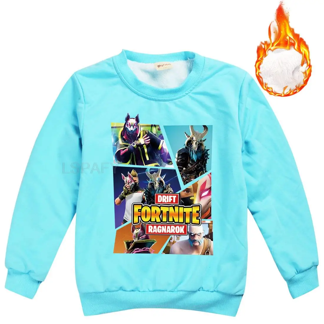Одежда для детей FORTNITE вельветовые толстовки зима 2021 толстые теплые