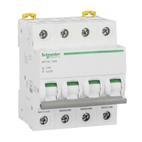 original export acti9 iint125 isolation switch 4p 125a 400vac 50 60hz din rail installation 5 ka separate switch