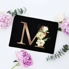 Модные косметички с цветами и буквами алфавита, дорожная косметичка для мытья, органайзер, чехол для красоты, лучшая идея для подарка на выпускной