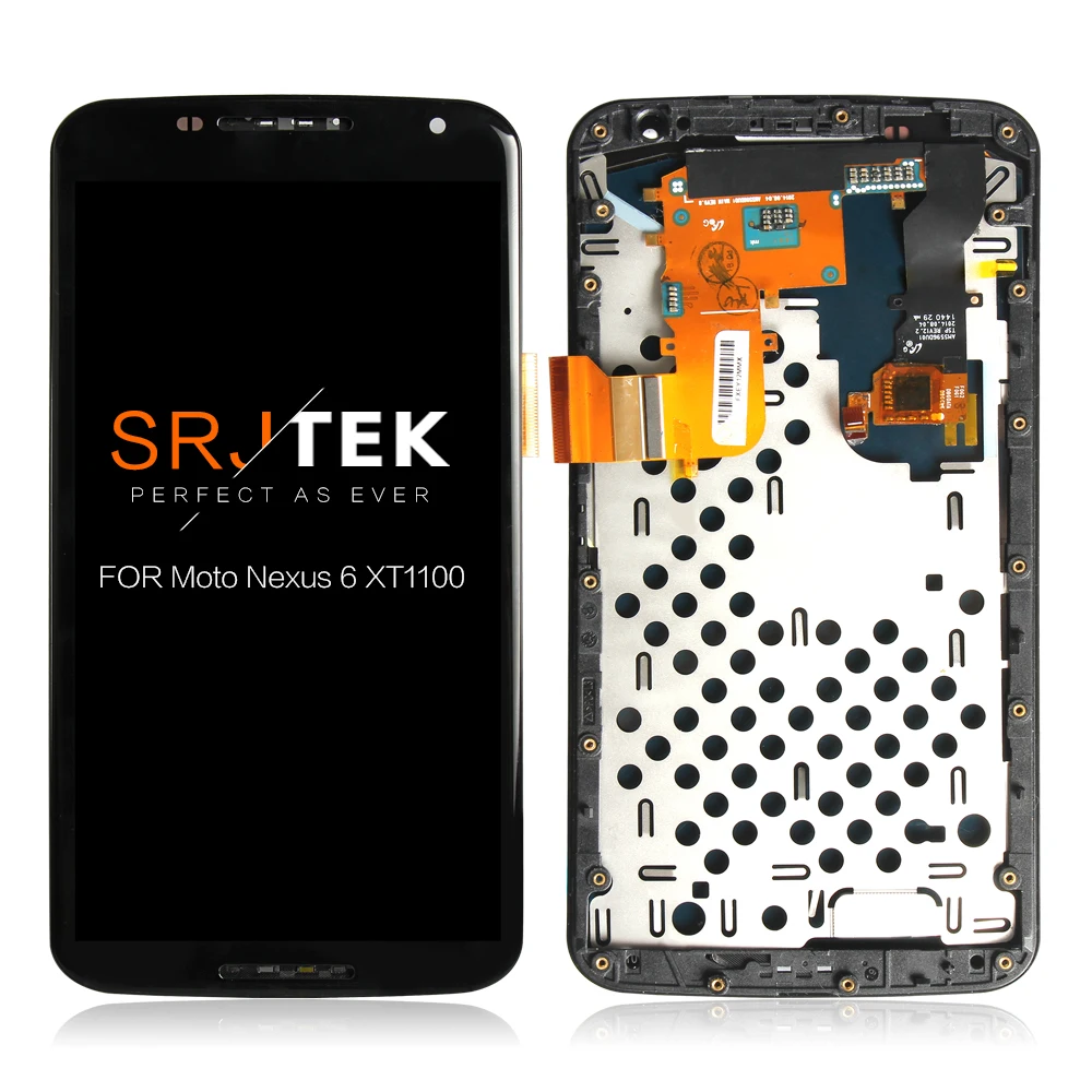 Протестированный 5 96 &quot2560x1440 дисплей для Google Motorola Moto Nexus 6 XT1100 ЖК с сенсорным