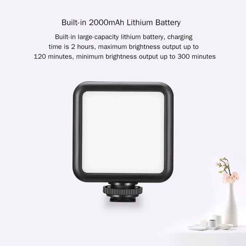 Upgraded Photographic Lighting 5500K soft light board 2000mAh 49 LED Video Photography Lights 1/4 Screw | Электроника